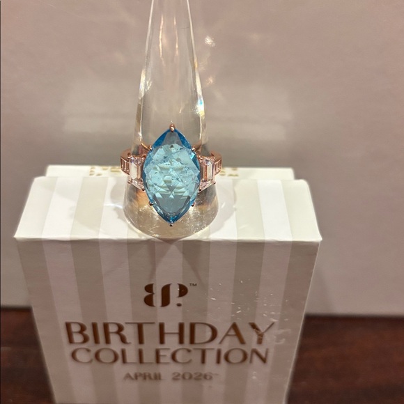 Bomb Party Jewelry - Mental Health: Color Change: Blue Topaz to Rodalite on Rose Gold